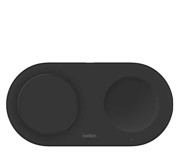 BELKIN Ładowarka podwójna BoostCharge Pro Qi2 15W czarna WIZ021vfBK - 1241046 - zdjęcie